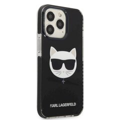 Karl Lagerfeld TPE Choupette Head чехол для iPhone 13 Pro черный цена и информация | Чехлы для телефонов | kaup24.ee