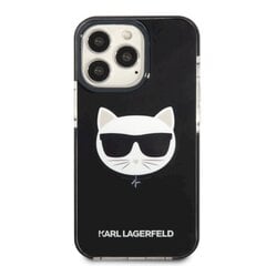 Karl Lagerfeld TPE Choupette Head чехол для iPhone 13 Pro Max черный цена и информация | Чехлы для телефонов | kaup24.ee