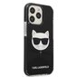 Karl Lagerfeld TPE Choupette Head Case for iPhone 13 Pro Max Black цена и информация | Telefoni kaaned, ümbrised | kaup24.ee