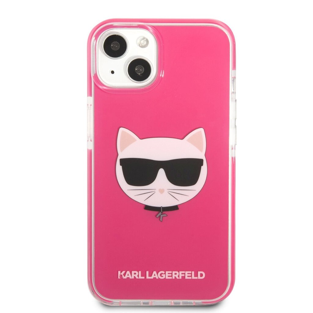 Karl Lagerfeld TPE Choupette Head Case for iPhone 13 Fuchsia цена и информация | Telefoni kaaned, ümbrised | kaup24.ee