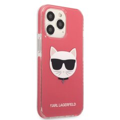 Karl Lagerfeld TPE Choupette Head чехол для iPhone 13 Pro Fuchsia цена и информация | Чехлы для телефонов | kaup24.ee