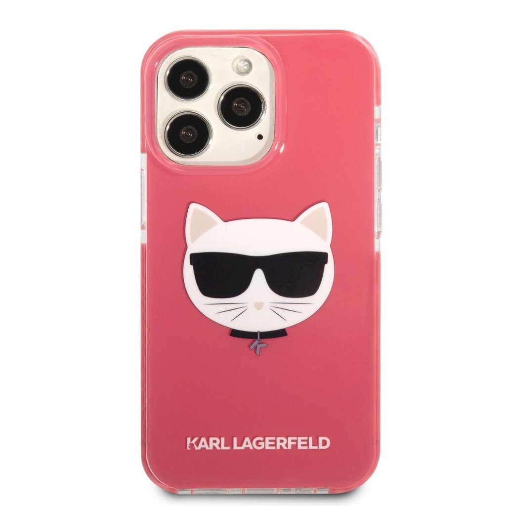 Karl Lagerfeld TPE Choupette Head Case for iPhone 13 Pro Fuchsia цена и информация | Telefoni kaaned, ümbrised | kaup24.ee