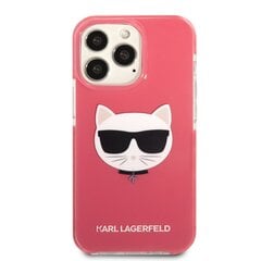 Karl Lagerfeld TPE Choupette Head Case for iPhone 13 Pro Max Fuchsia hind ja info | Telefoni kaaned, ümbrised | kaup24.ee