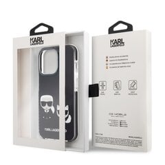 Karl Lagerfeld TPE Karl and Choupette Case for iPhone 13 Pro Black hind ja info | Telefoni kaaned, ümbrised | kaup24.ee