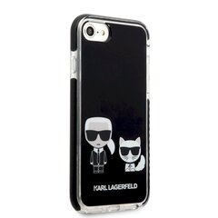 Karl Lagerfeld TPE Karl and Choupette Case for iPhone 7/8/SE2020/SE2022 Black hind ja info | Telefoni kaaned, ümbrised | kaup24.ee