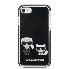 Karl Lagerfeld TPE Karl and Choupette Case for iPhone 7/8/SE2020/SE2022 Black hind ja info | Telefoni kaaned, ümbrised | kaup24.ee