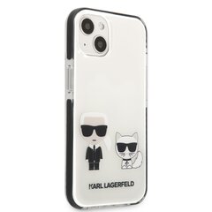 Karl Lagerfeld TPE Karl and Choupette чехол для iPhone 13 White цена и информация | Чехлы для телефонов | kaup24.ee