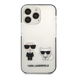 Karl Lagerfeld TPE Karl and Choupette чехол для iPhone 13 Pro Max White цена и информация | Чехлы для телефонов | kaup24.ee