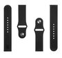 Tactical 631 Silicone Band for Huawei Watch GT 2e/GT2 46mm Black цена и информация | Nutikellade ja nutivõrude tarvikud | kaup24.ee