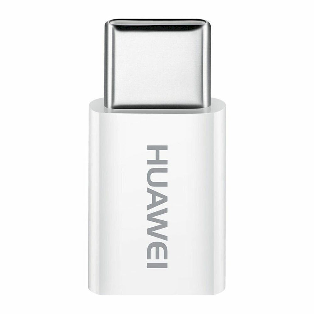 Huawei AP52 Micro USB to USB Type-C Adapter 5V 2A Data Sync Charge (bulk packaging) white hind ja info | Mobiiltelefonide kaablid | kaup24.ee
