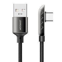 Joyroom gaming USB cable - USB Type C charging / data transmission 3A 1.2m black (S-1230K3) цена и информация | Кабели для телефонов | kaup24.ee