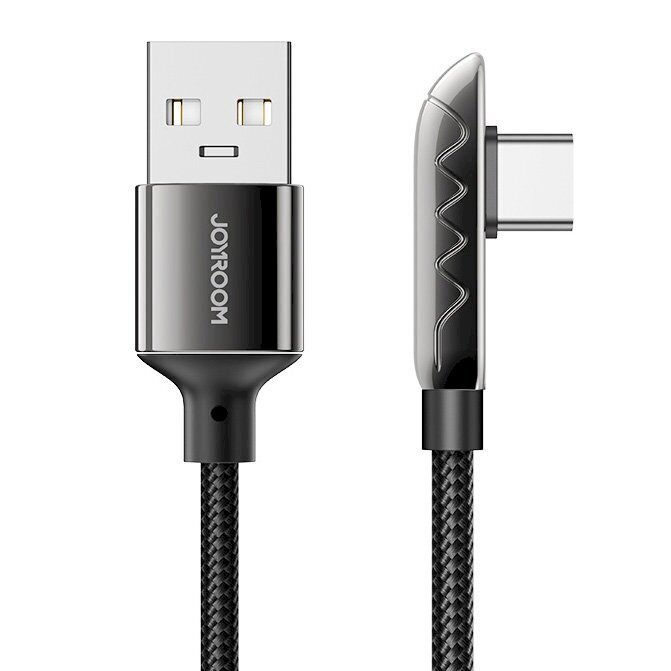 Joyroom gaming USB cable - USB Type C charging / data transmission 3A 1.2m black (S-1230K3) цена и информация | Mobiiltelefonide kaablid | kaup24.ee