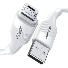 Joyroom USB cable - micro USB charging / data transmission 3A 1m white (S-1030M12) hind ja info | Mobiiltelefonide kaablid | kaup24.ee