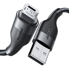 Joyroom USB cable - micro USB charging / data transmission 3A 1m black (S-1030M12) hind ja info | Mobiiltelefonide kaablid | kaup24.ee
