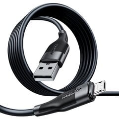 Joyroom USB cable - micro USB charging / data transmission 3A 1m black (S-1030M12) hind ja info | Mobiiltelefonide kaablid | kaup24.ee