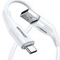 Joyroom USB cable - USB Type C for charging / data transmission 3A 1m white (S-1030M12) hind ja info | Mobiiltelefonide kaablid | kaup24.ee