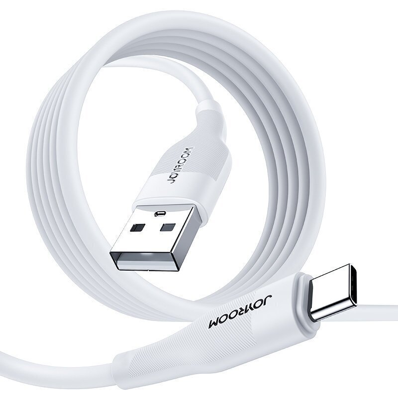 Joyroom USB cable - USB Type C for charging / data transmission 3A 1m white (S-1030M12) hind ja info | Mobiiltelefonide kaablid | kaup24.ee