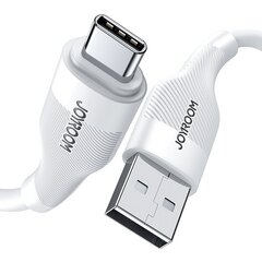 Joyroom USB cable - USB Type C for charging / data transmission 3A 1m white (S-1030M12) цена и информация | Кабели для телефонов | kaup24.ee