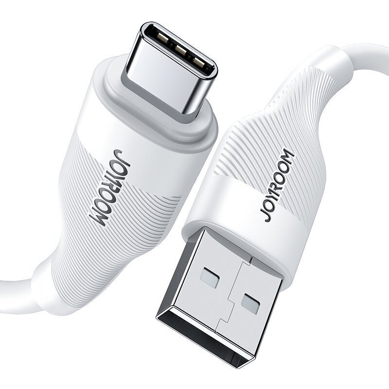 Joyroom USB cable - USB Type C for charging / data transmission 3A 1m white (S-1030M12) hind ja info | Mobiiltelefonide kaablid | kaup24.ee