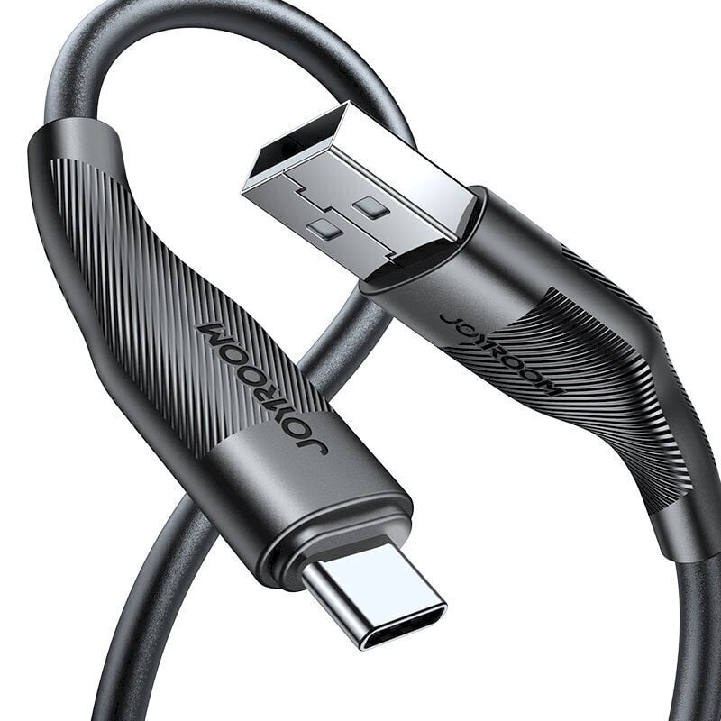 Joyroom USB cable - USB Type C for charging / data transmission 3A 1m black (S-1030M12) цена и информация | Mobiiltelefonide kaablid | kaup24.ee