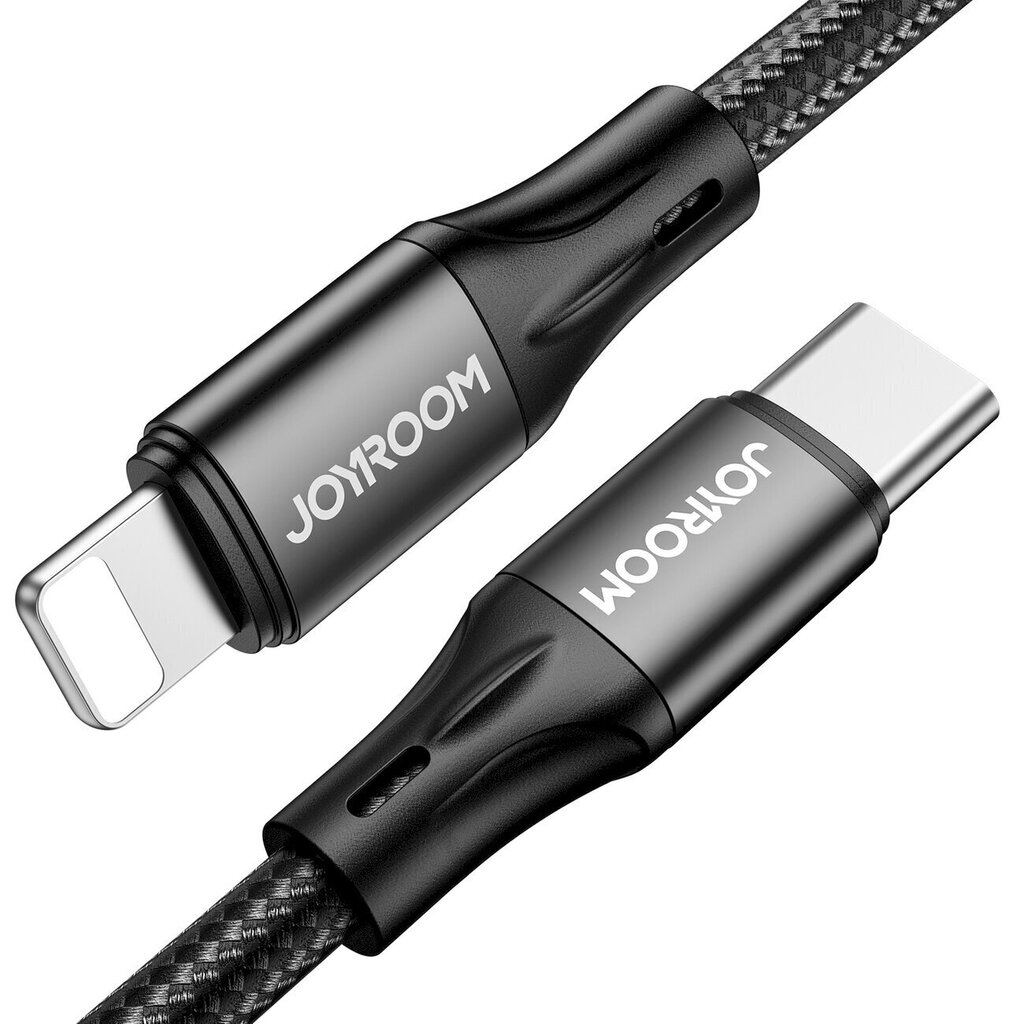 Joyroom fast charging / data cable USB Type C - Lightning PD 20W 1m black (S-1024N1-PD) hind ja info | Mobiiltelefonide kaablid | kaup24.ee