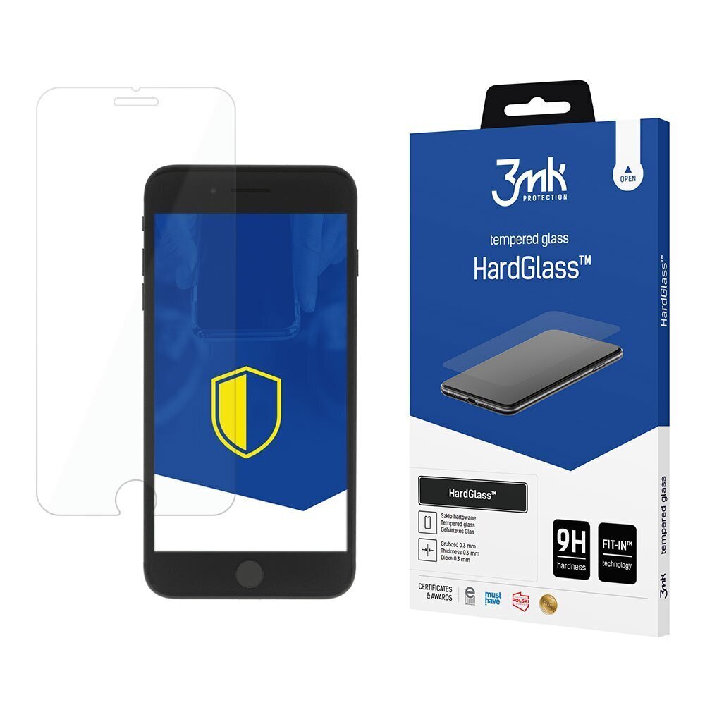 Apple iPhone 7/8 Plus - 3mk HardGlass™ screen protector цена и информация | Ekraani kaitsekiled | kaup24.ee