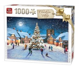 King - Puzzle 1000 Christmas Village цена и информация | Настольные игры, головоломки | kaup24.ee