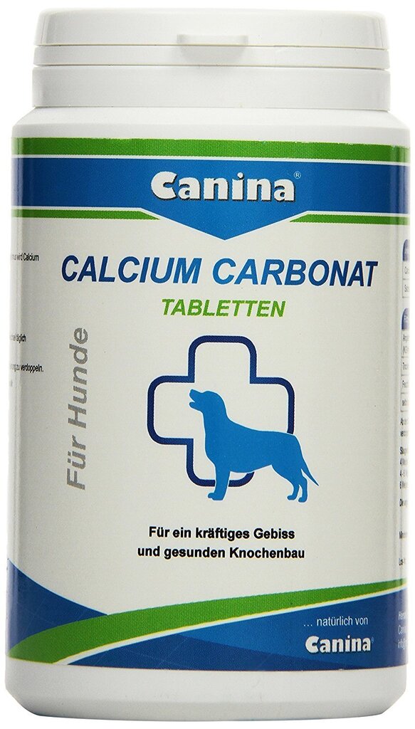 Tabletid Canina Calcium N350, 350 g hind ja info | Toidulisandid ja parasiitide vastased tooted | kaup24.ee