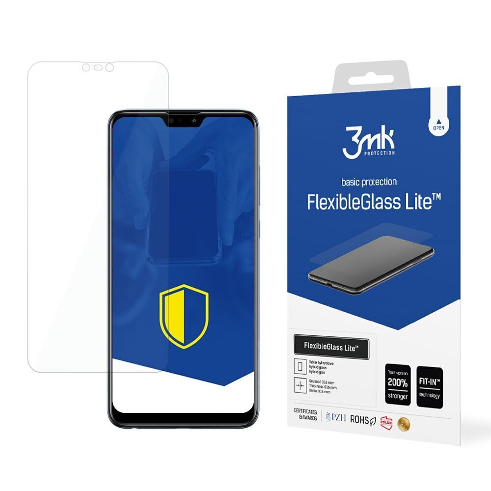 Asus Zenfone Max Pro M2 - 3mk FlexibleGlass Lite™ screen protector hind ja info | Ekraani kaitsekiled | kaup24.ee