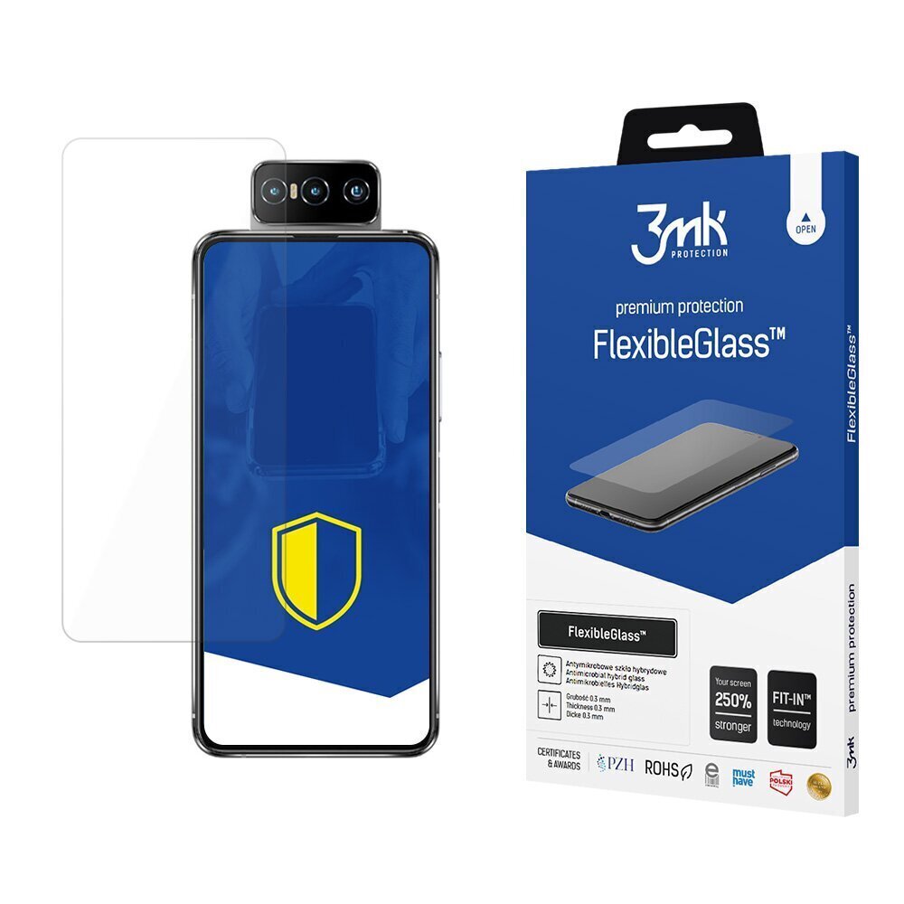 Asus Zenfone 7 - 3mk FlexibleGlass™ screen protector hind ja info | Ekraani kaitsekiled | kaup24.ee
