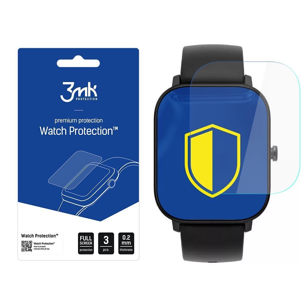 Xiaomi Amazfit GTS - 3mk Watch Protection™ v. ARC+ screen protector hind ja info | Nutikellade ja nutivõrude tarvikud | kaup24.ee