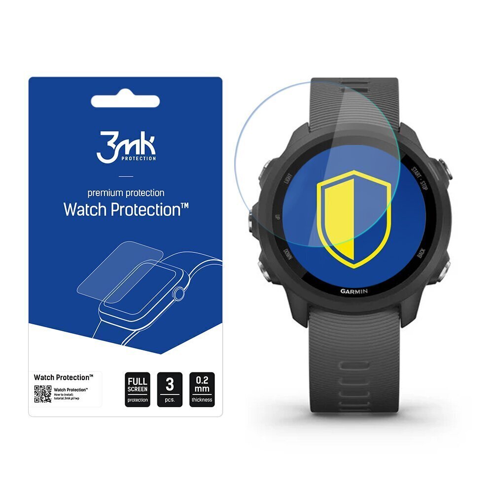 Garmin Forerunner 245 - 3mk Watch Protection™ v. FlexibleGlass Lite screen protector hind ja info | Nutikellade ja nutivõrude tarvikud | kaup24.ee