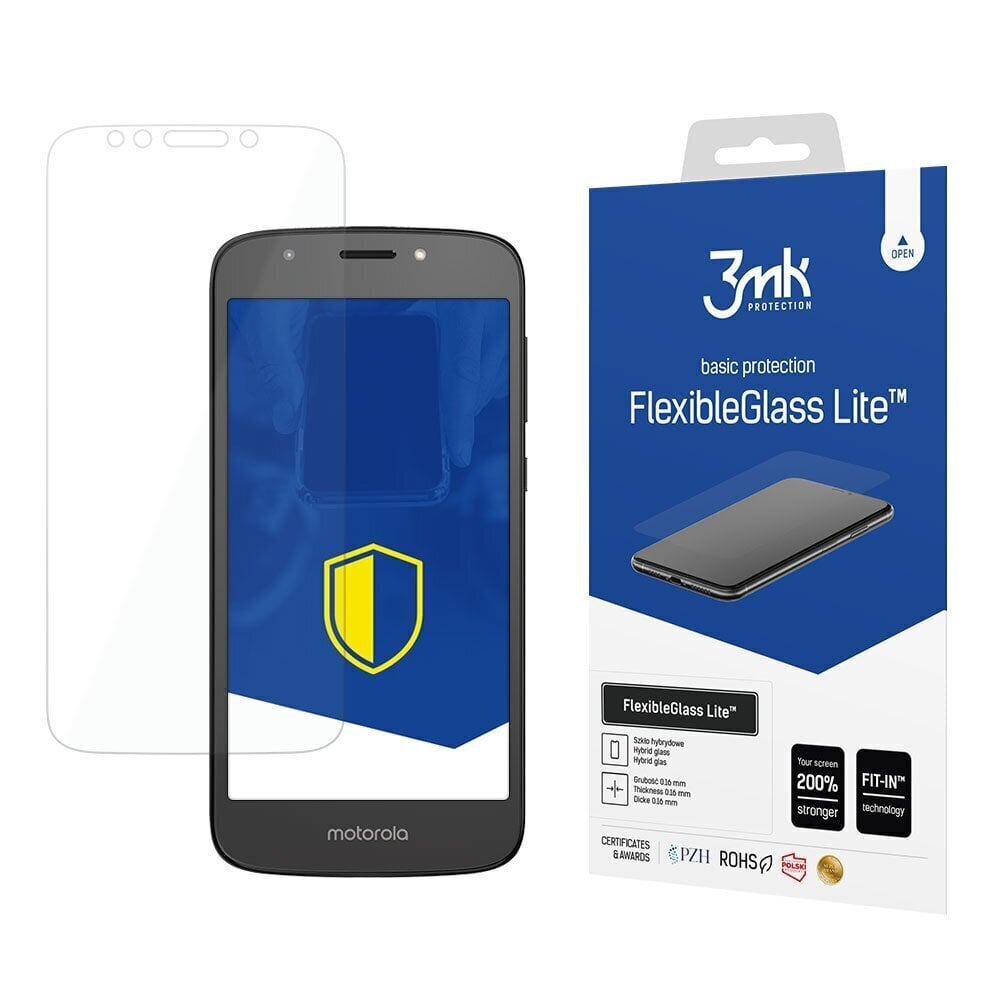 Motorola Moto E5 Play - 3mk FlexibleGlass Lite™ screen protector цена и информация | Ekraani kaitsekiled | kaup24.ee