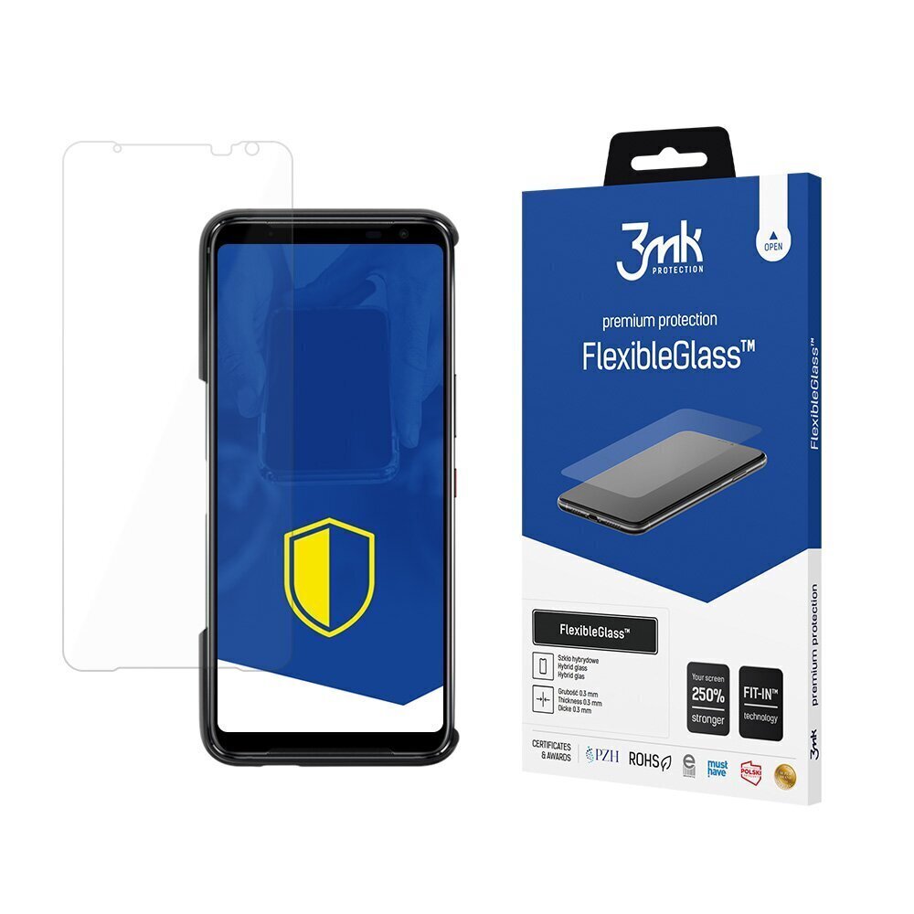 Asus ROG Phone 3 - 3mk FlexibleGlass™ screen protector hind ja info | Ekraani kaitsekiled | kaup24.ee