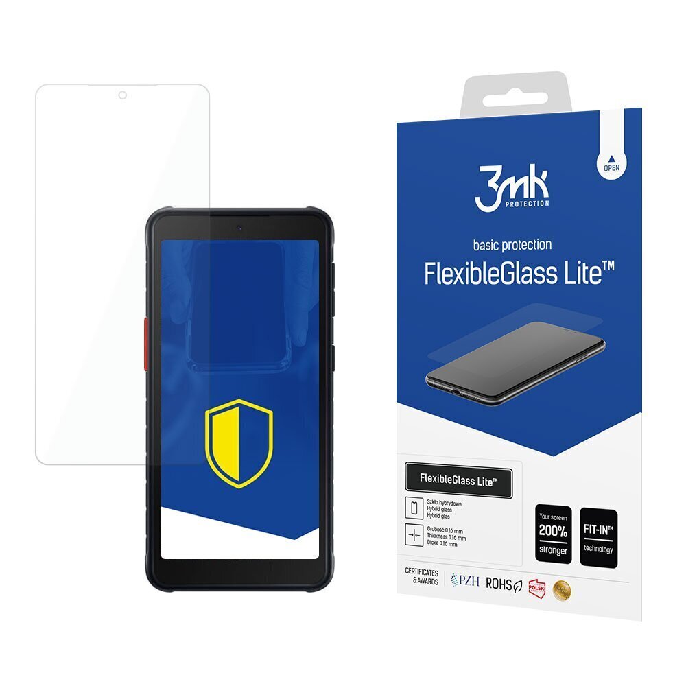 Samsung Galaxy Xcover 5 - 3mk FlexibleGlass Lite™ screen protector hind ja info | Ekraani kaitsekiled | kaup24.ee