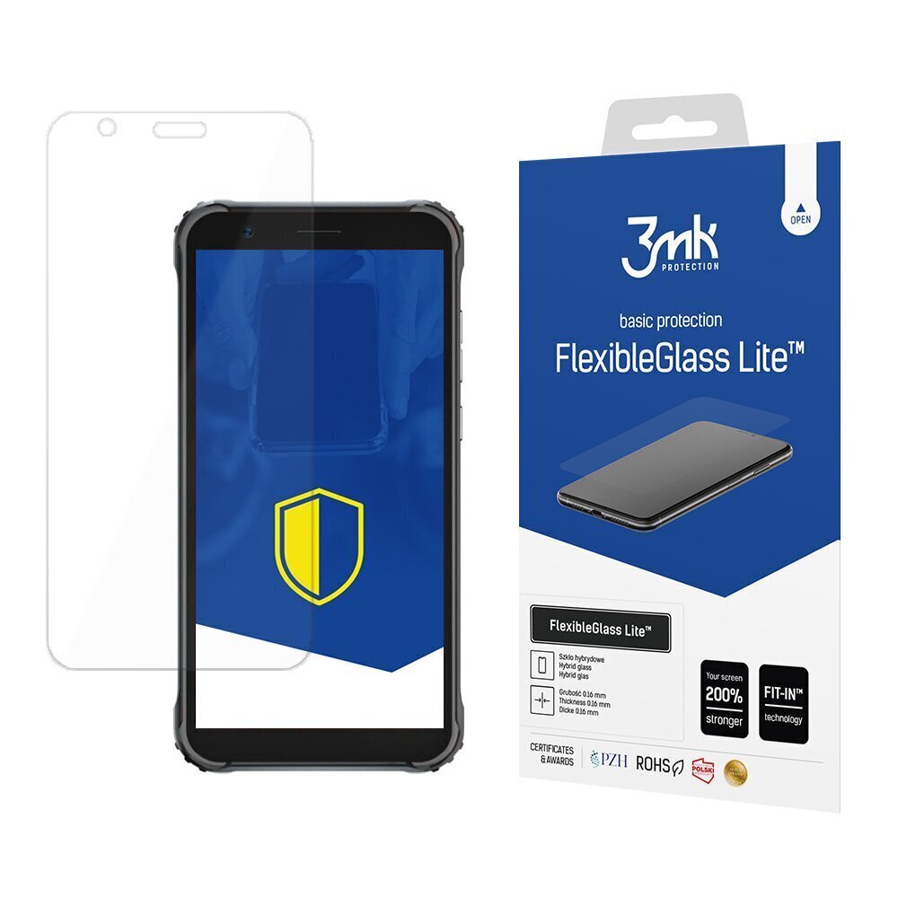 Blackview BV4900 - 3mk FlexibleGlass Lite™ screen protector hind ja info | Ekraani kaitsekiled | kaup24.ee