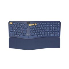 Delux Wireless 2.4G+BT Ergonomic Keyboard GM903CV hind ja info | Klaviatuurid | kaup24.ee