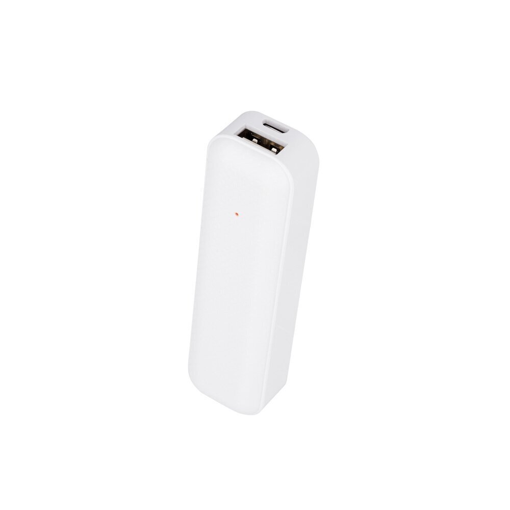 Setty power bank 2600 mAh mini white цена и информация | Akupangad | kaup24.ee