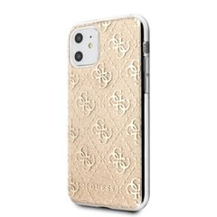 Guess case for Samsung Galaxy A31 A315 GUHCA31PCU4GLGO gold hard case 4G Glitter цена и информация | Чехлы для телефонов | kaup24.ee