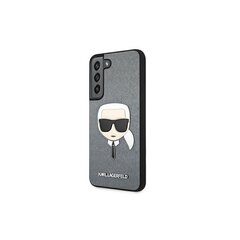Karl Lagerfeld case for Samsung Galaxy S22 Plus KLHCS22MSAKHSL hard case silver Saffiano Karl`s Head hind ja info | Telefoni kaaned, ümbrised | kaup24.ee