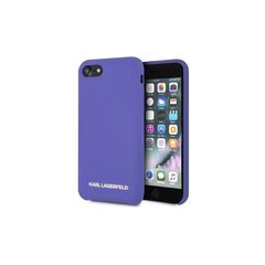 Karl Lagerfeld case for iPhone XR KLHCI61SLVOG hard case purple Silicone hind ja info | Telefoni kaaned, ümbrised | kaup24.ee