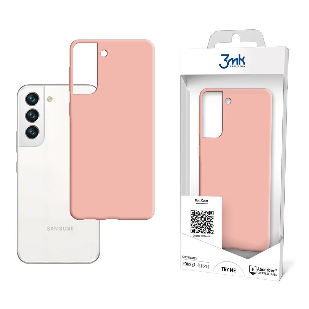 Samsung Galaxy S22 - 3mk Matt Case lychee цена и информация | Telefoni kaaned, ümbrised | kaup24.ee