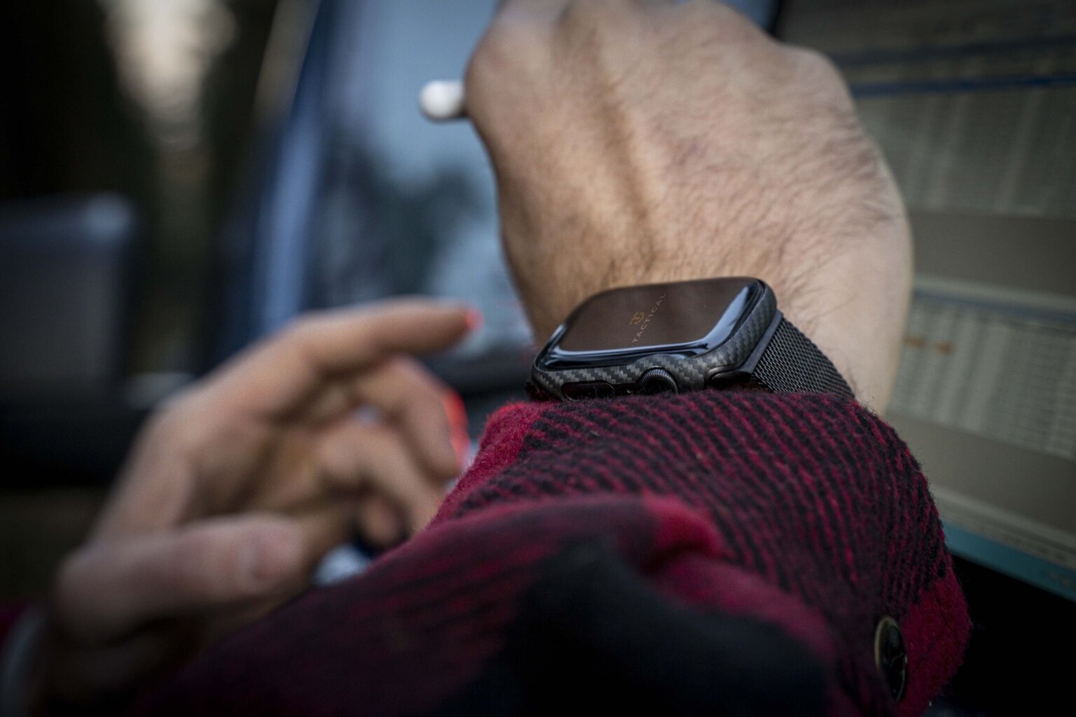 Tactical Zulu Aramid Apple Watch 40mm Series 4/5/6/SE Black hind ja info | Nutikellade ja nutivõrude tarvikud | kaup24.ee