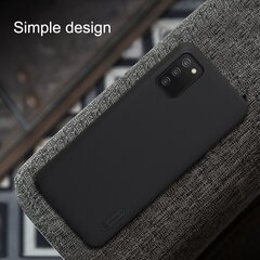 Nillkin Super Frosted Back Cover for Samsung Galaxy A03s Black цена и информация | Чехлы для телефонов | kaup24.ee