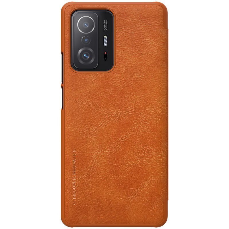 Nillkin Qin Book Case for Xiaomi 11T/11T Pro Brown hind ja info | Telefoni kaaned, ümbrised | kaup24.ee