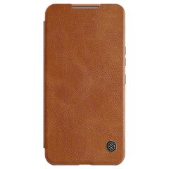 Nillkin Qin Book PRO Case for Samsung Galaxy S22 Brown hind ja info | Telefoni kaaned, ümbrised | kaup24.ee