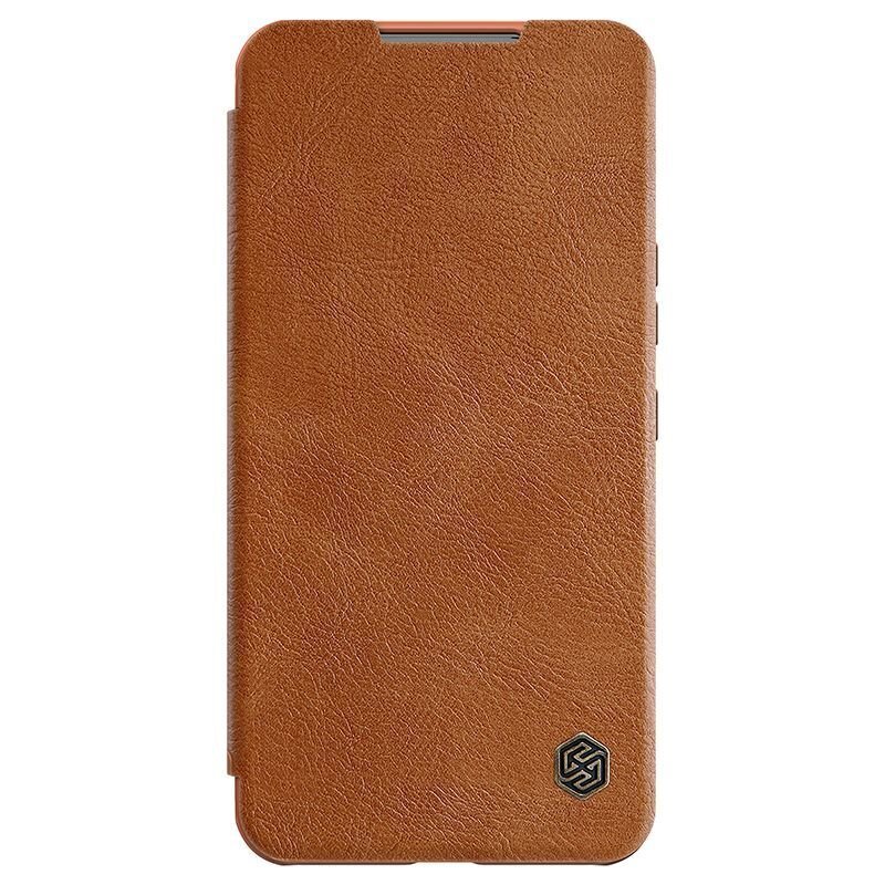 Nillkin Qin Book PRO Case for Samsung Galaxy S22 Brown hind ja info | Telefoni kaaned, ümbrised | kaup24.ee