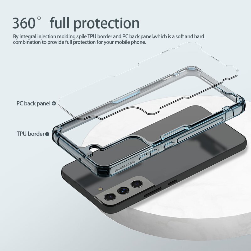 Nillkin Nature TPU PRO Cover for Samsung Galaxy S22+ Blue цена и информация | Telefoni kaaned, ümbrised | kaup24.ee