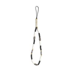 Guess Phone Strap Heishi Beads Black/White цена и информация | Держатели для телефонов | kaup24.ee