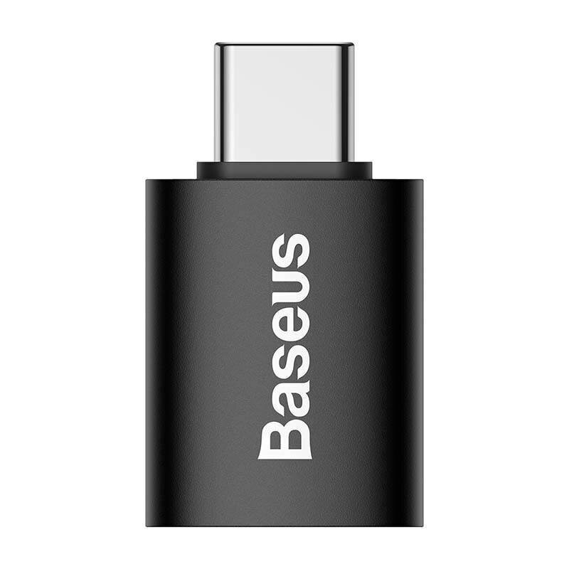 Baseus Ingenuity USB-C to USB-A adapter OTG (Black) hind ja info | USB jagajad, adapterid | kaup24.ee